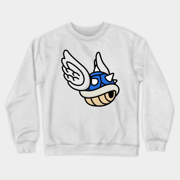 Blue Shell Crewneck Sweatshirt by Radradrad